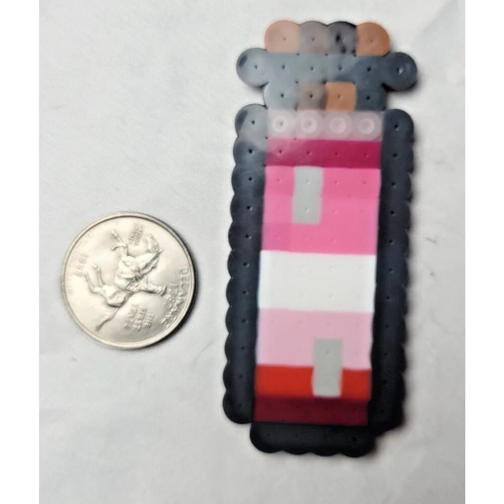 Pink Lesbian LGBT Potion Perler Pixel Art